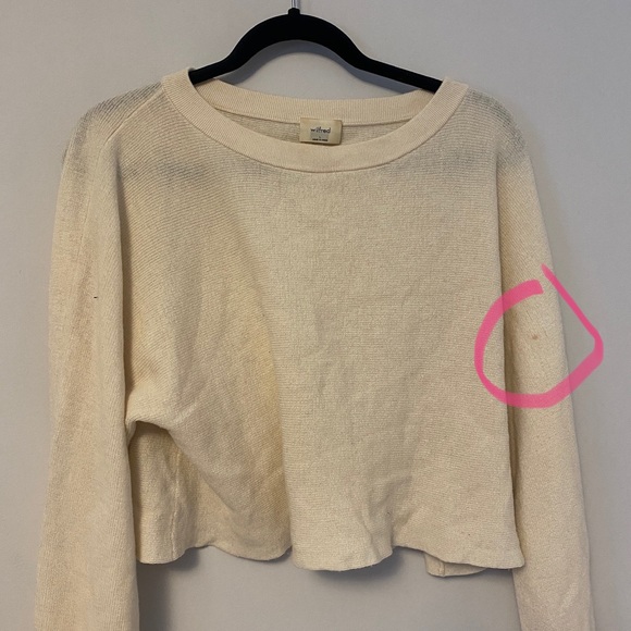 WILFRED ARITZIA White Emmy Sweater - Picture 7 of 7